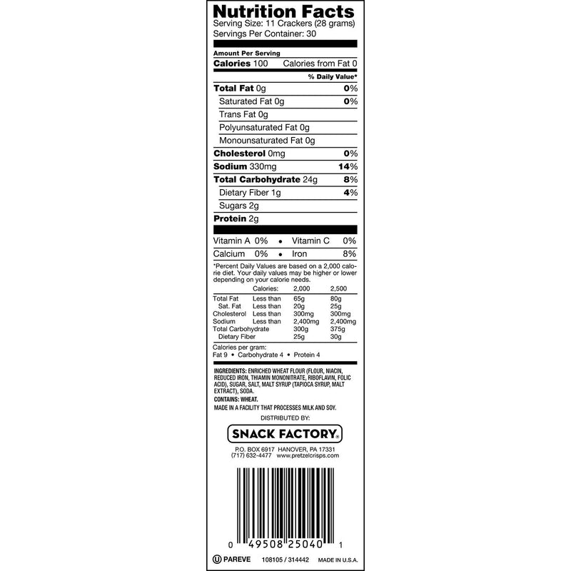 Snack Factory Pretzel Crisps Original (30 oz.)