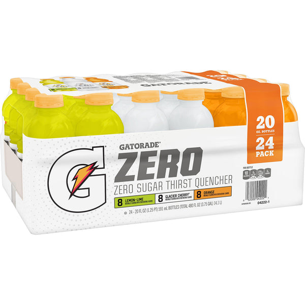 Gatorade Zero Thirst Quencher Variety Pack (20 oz., 24 pk.)