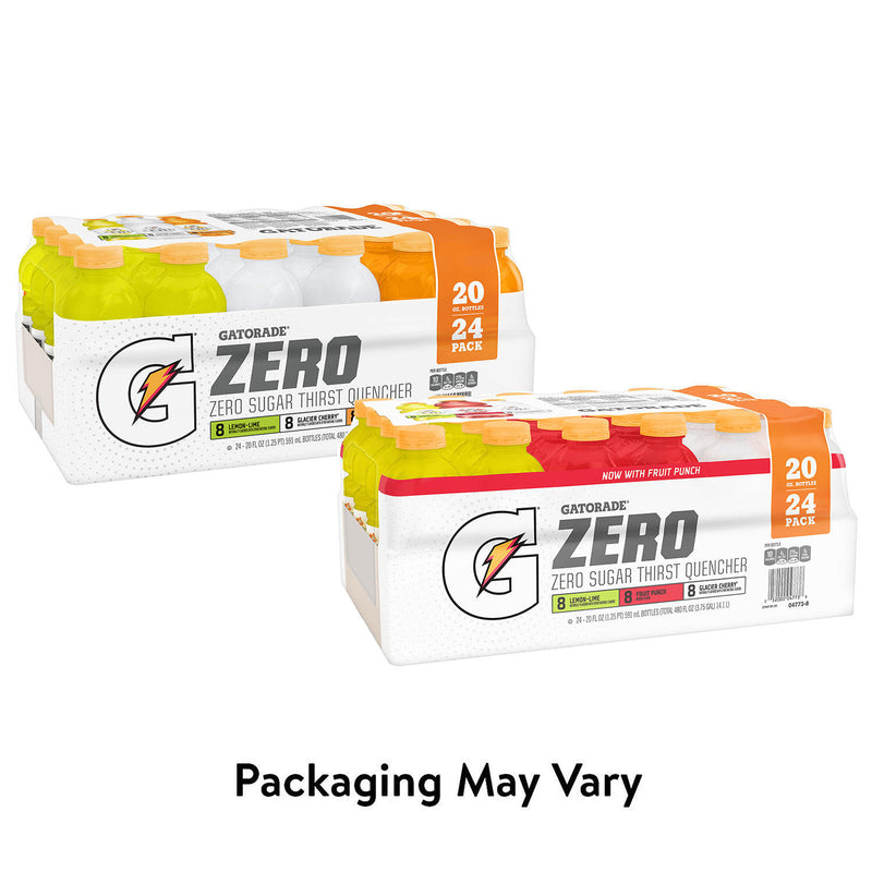 Gatorade Zero Thirst Quencher Variety Pack (20 oz., 24 pk.)