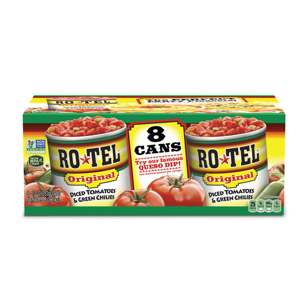 Ro-Tel Diced Tomatoes & Green Chilies (10 oz., 8 ct.)