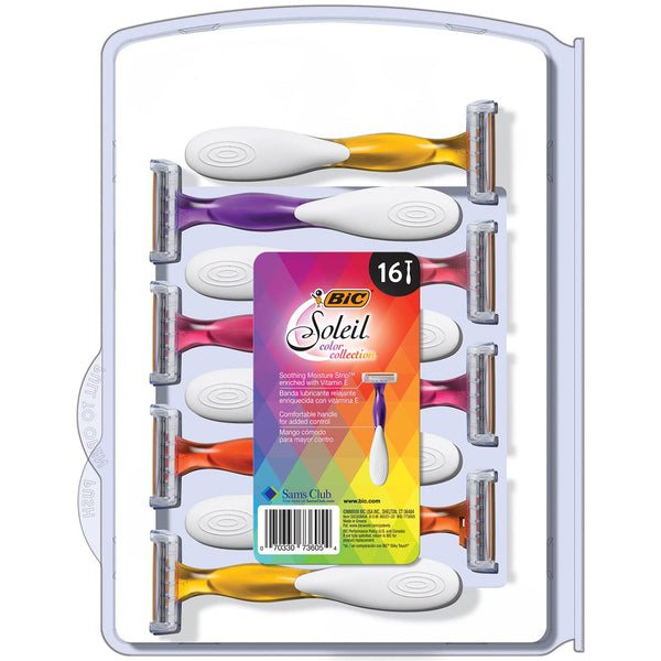 BIC Soleil Color Collection Razors (16 ct.)