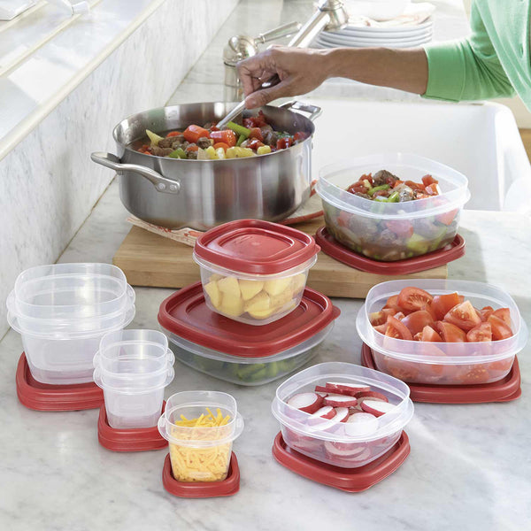 Rubbermaid 50-Piece Easy Find Lids Food Storage Set