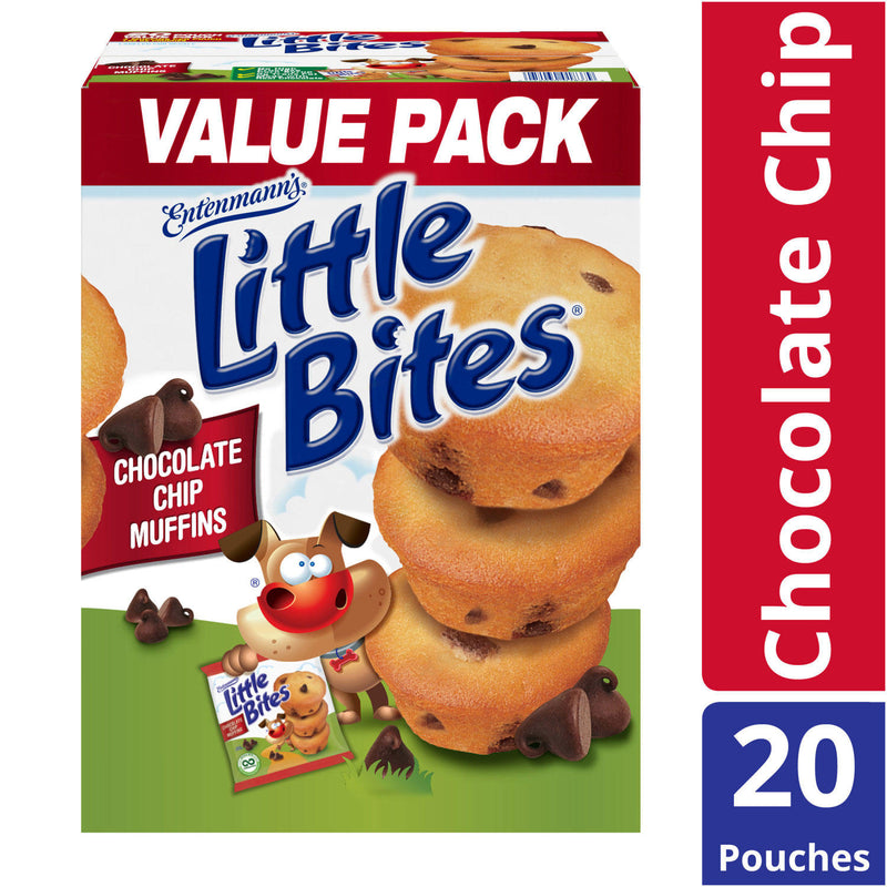 Entenmann's Little Bites Chocolate Chip Muffins (1.65oz / 20pk)