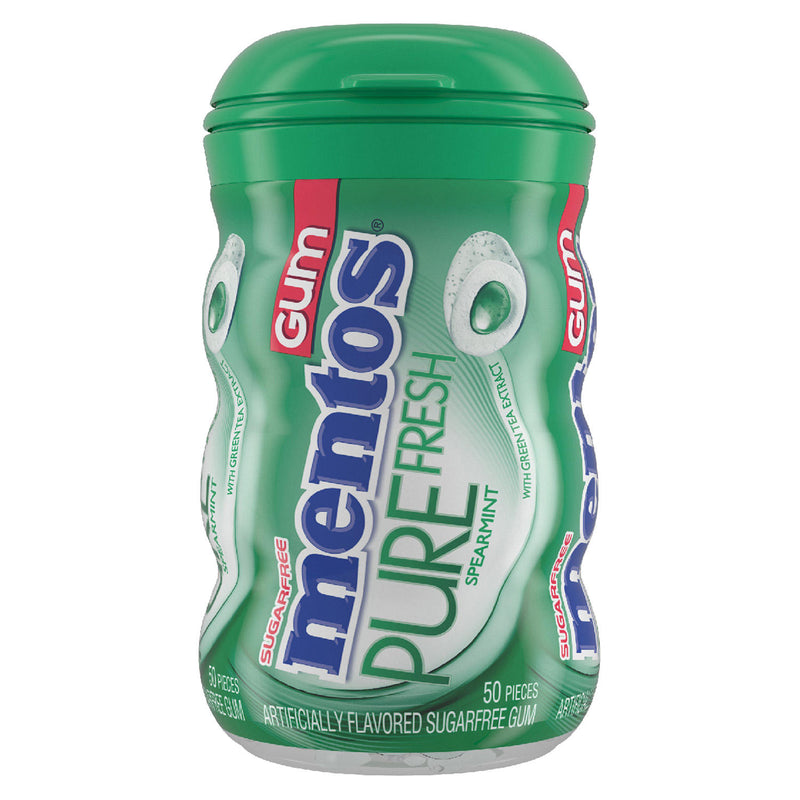 Mentos Pure Fresh Sugar-Free Chewing Gum Spearmint (50ct., 4pk.) Set of 4