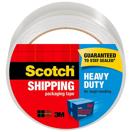 Scotch Heavy Duty Packaging Tape, 36 Rolls