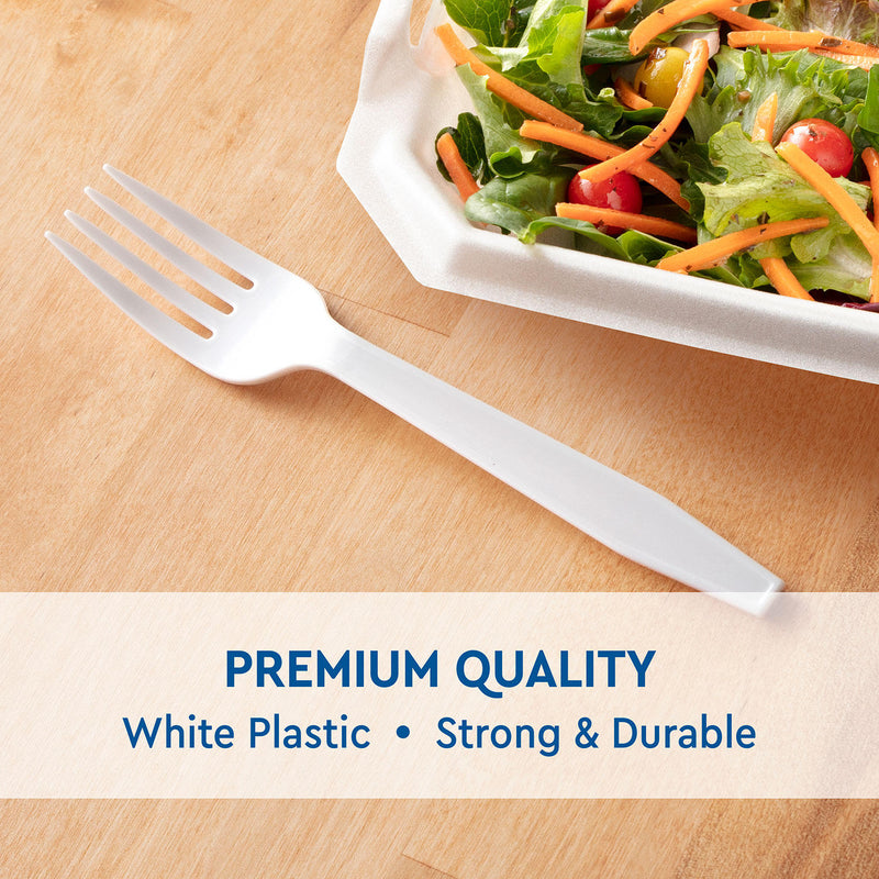 Member's Mark White Plastic Forks (600 ct.)