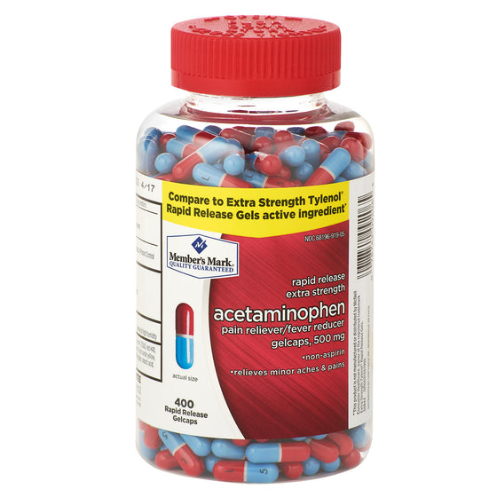 Member's Mark 500mg Extra Strength Acetaminophen (400 ct.)