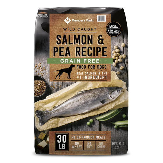 Exceed Grain-Free Dry Dog Food, Wild-Caught Salmon & Peas (30 lbs.)