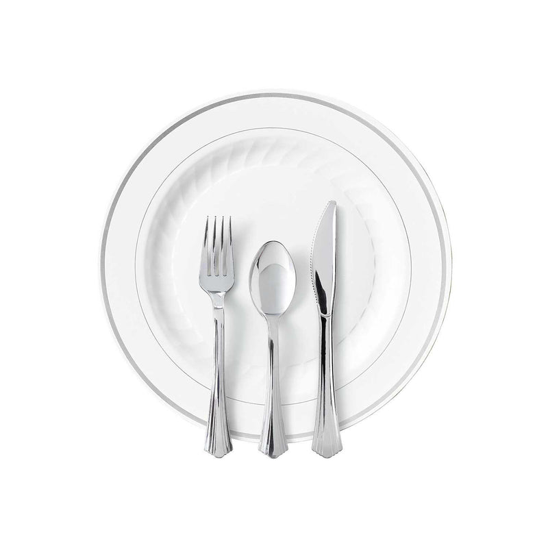 Member's Mark Premium Silver-Look Cutlery Combo (180 ct.)