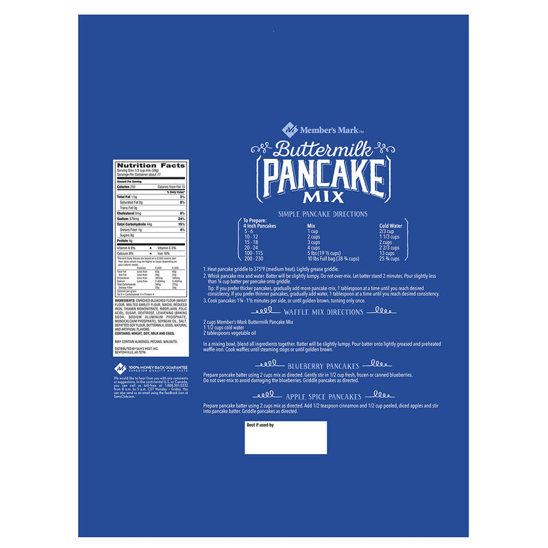 Member's Mark Buttermilk Pancake Mix (10 lbs.)