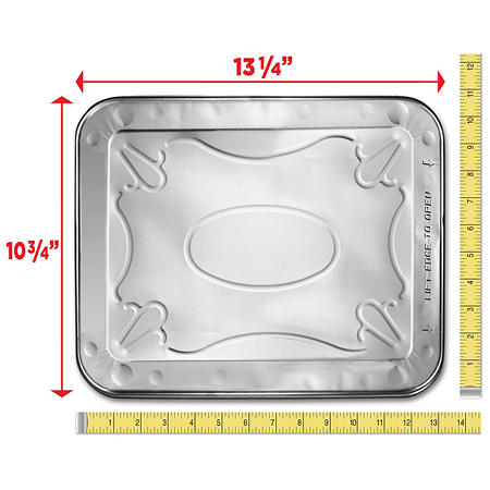 Member's Mark Aluminum Steam Table Lids, Half Size (36 ct.)