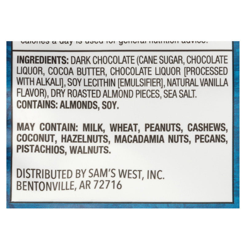 Member's Mark Dark Chocolate Thins With Almonds & Sea Salt (20oz)