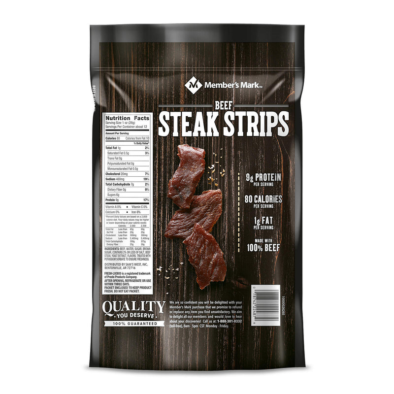 Member's Mark Beef Steak Strip (12oz)