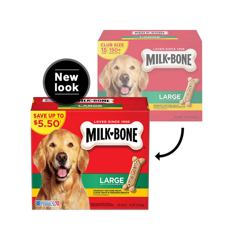 Milk-Bone Dog Biscuits, Large (15 lbs.)