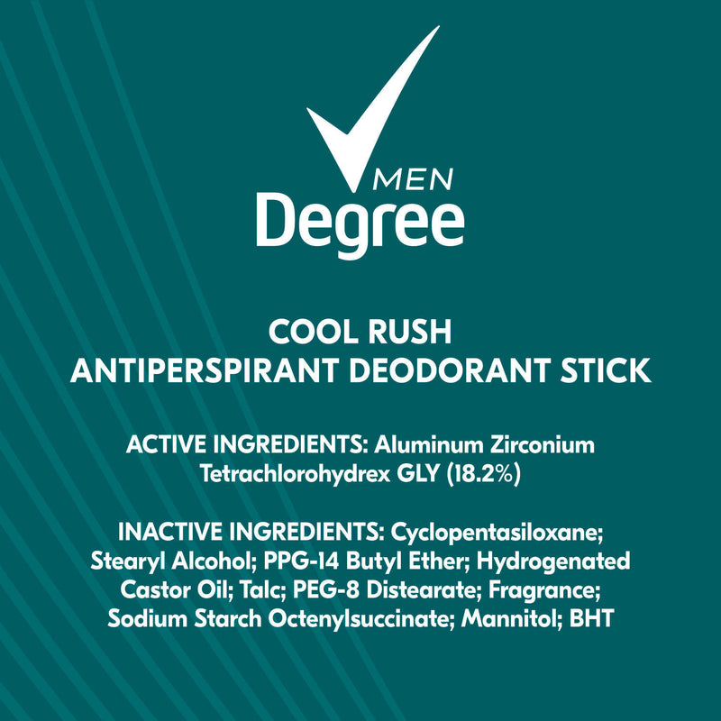 Degree Men Dry Protection Anti-Perspirant, Cool Rush (2.7 oz., 5 pk.)