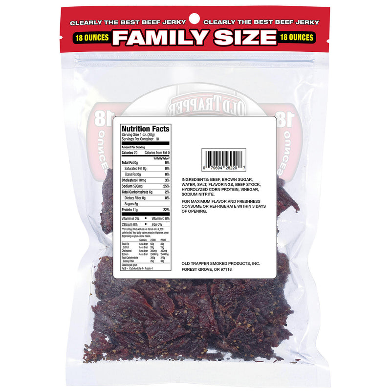 Old Trapper Peppered Beef Jerky (18 oz.)