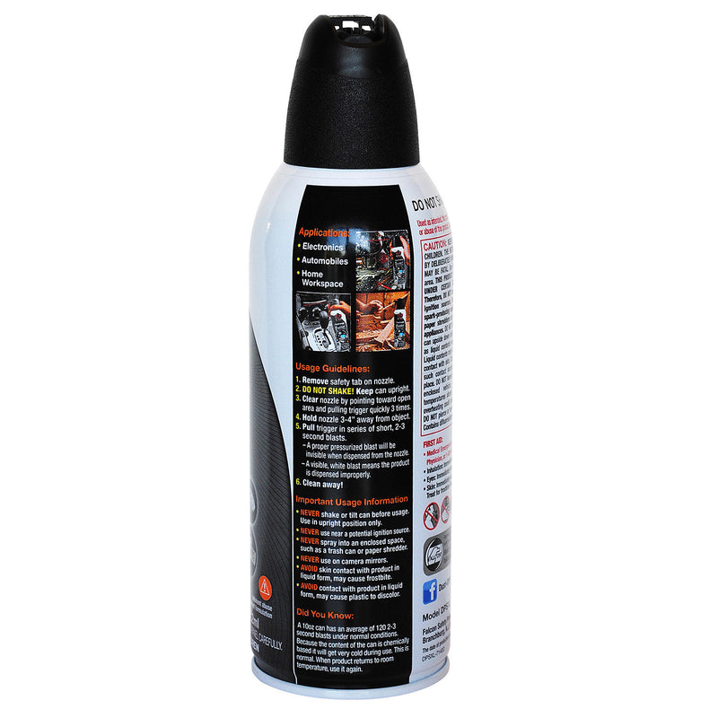 Falcon Dust-Off Electronics Compressed Gas Duster (4 Pack)