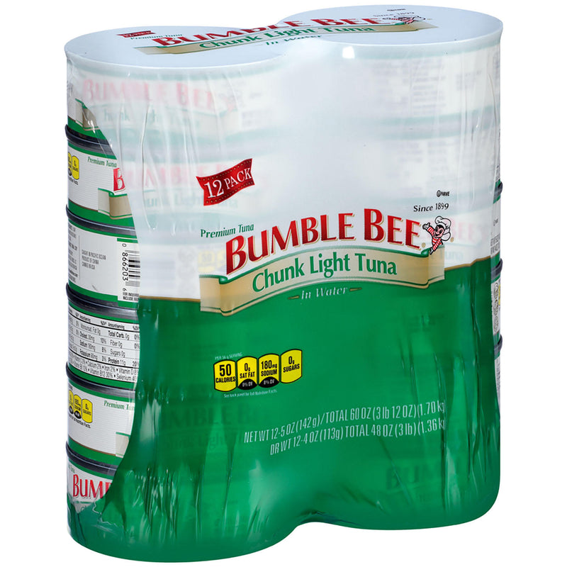 Bumble Bee Chunk Light Tuna in Water (5 oz., 12 ct.)