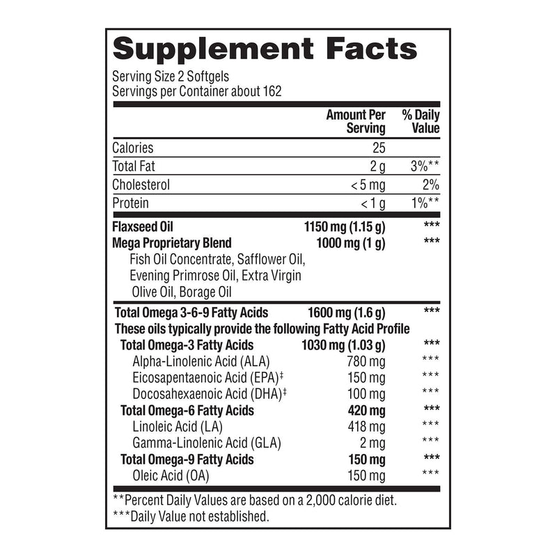 Member's Mark Omega 3-6-9 Dietary Supplement (325 ct.)