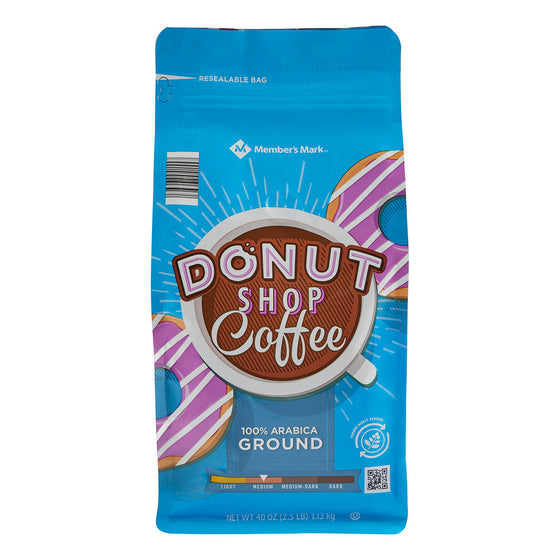 Member's Mark Donut Shop Ground Coffee (40 oz.)