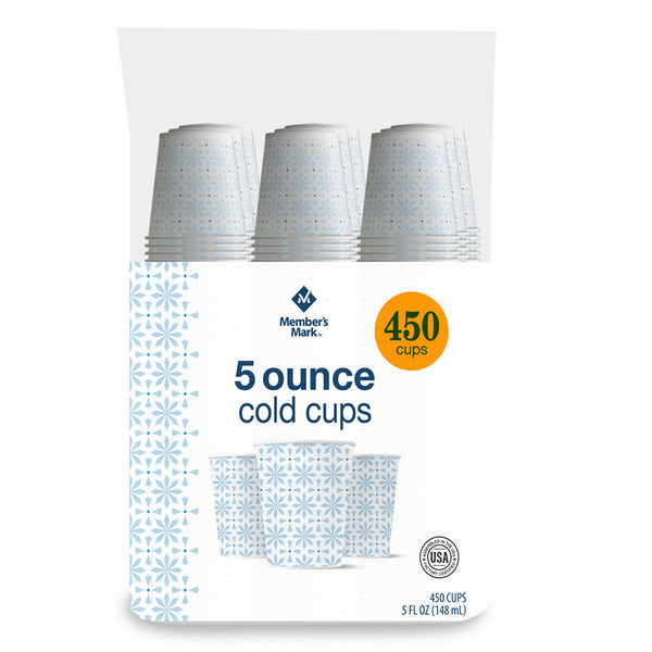 Member's Mark Printed Paper Bath Cold Cup (5 oz., 450 ct.)