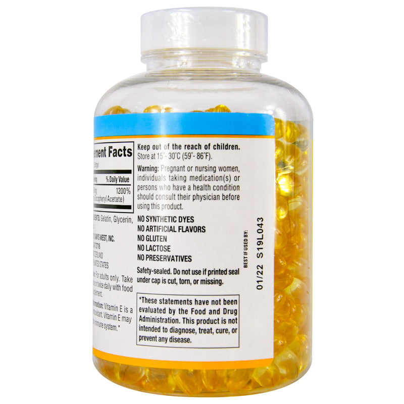 Member's Mark Vitamin E 180mg (500 ct.)