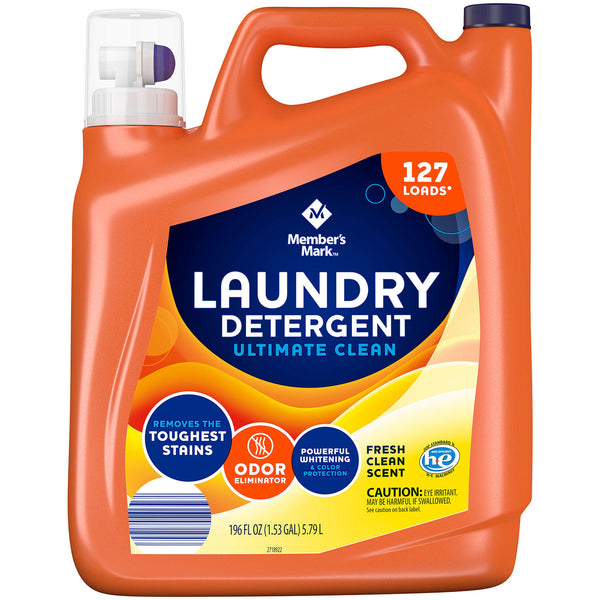 Member's Mark Ultimate Clean Liquid Laundry Detergent (127 loads, 196 oz.)