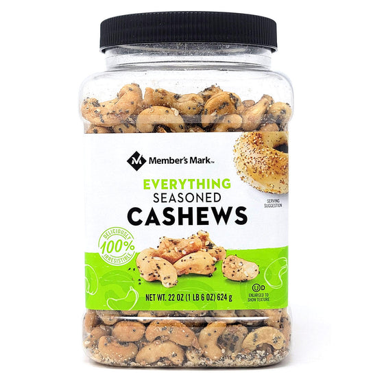 Member's Mark Everything Seasoned Cashews (22 oz.)