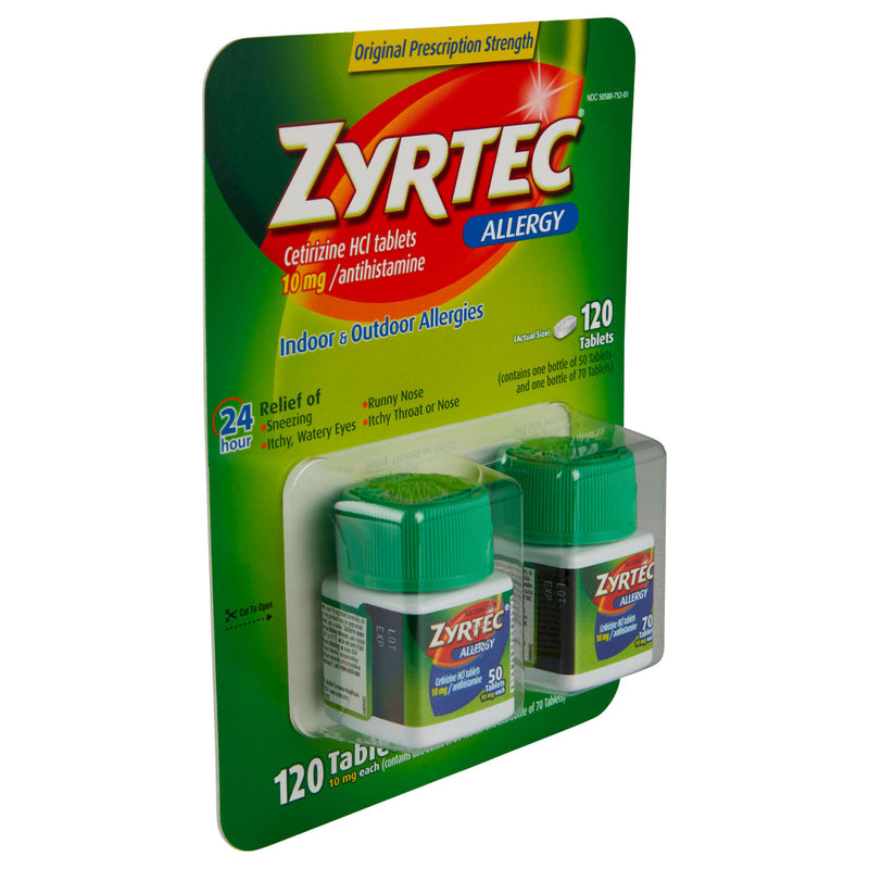 Zyrtec Tablets, 10mg (120 ct.)