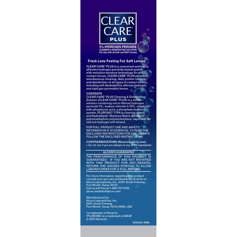 Clear Care Plus Cleaning & Disinfecting Solution (32 oz.)