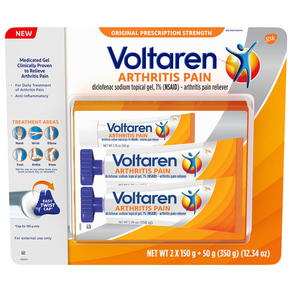 Voltaren Topical Arthritis Pain Relief Gel (Pack of 2)