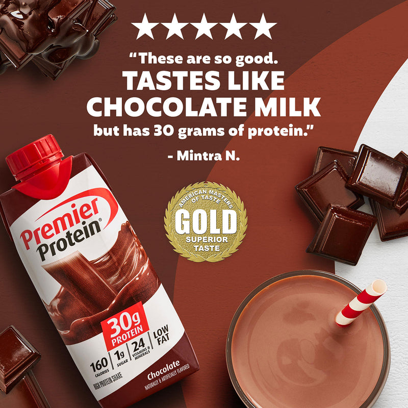 Premier Protein High Protein Shake, Chocolate (11 fl. oz., 15 pk)
