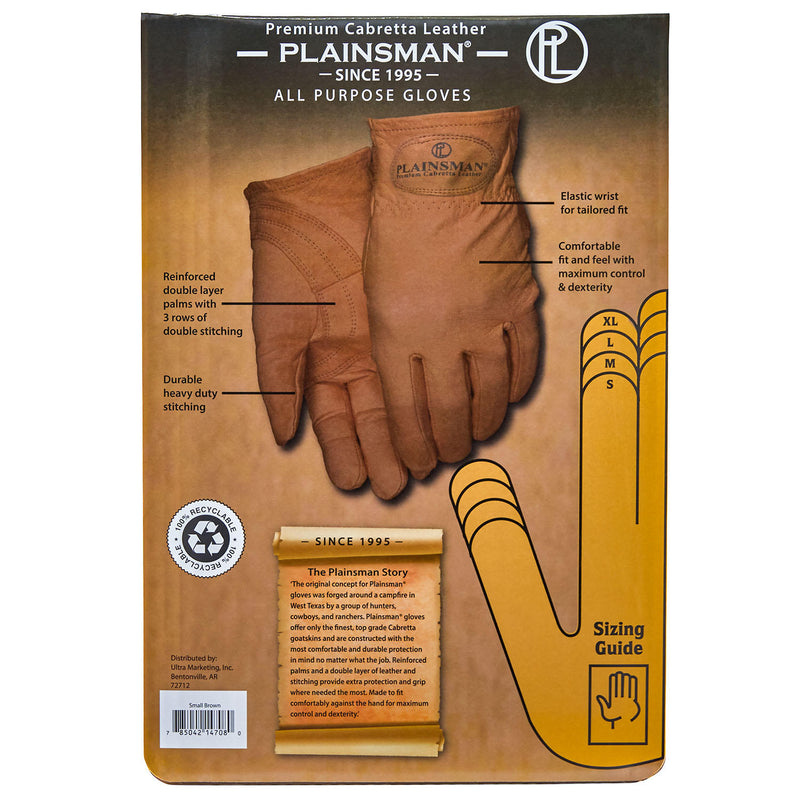 Plainsman Premium Cabretta Leather Gloves - 2 Pairs