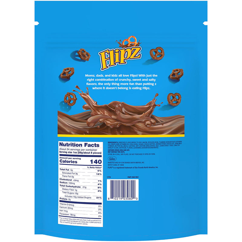 Flipz Milk Chocolate Covered Pretzels (24 oz.)