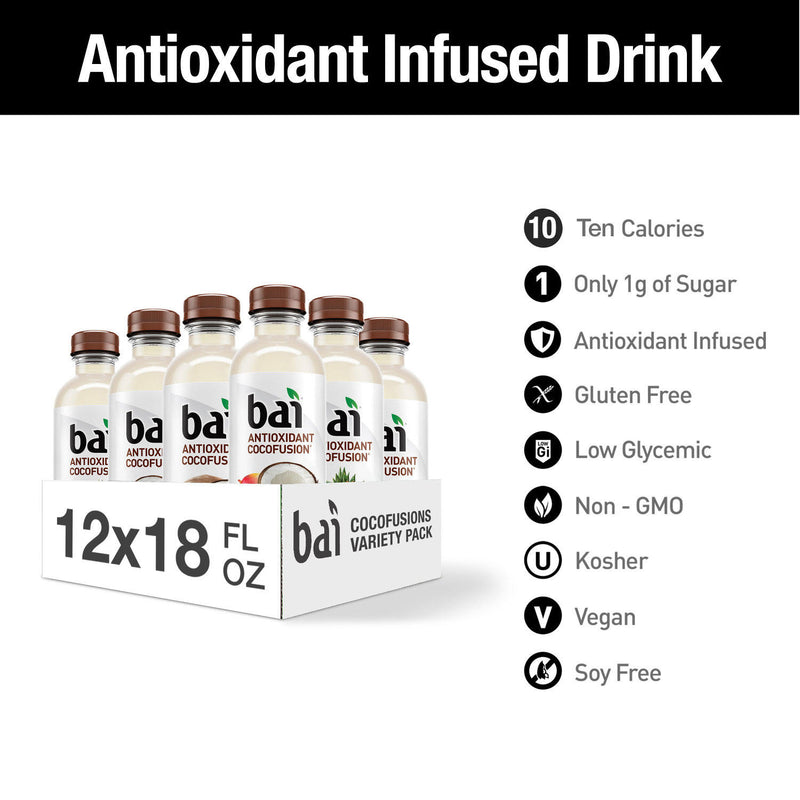 Bai Antioxidant Cocofusions Variety Pack (18 fl. oz., 15 pk.)