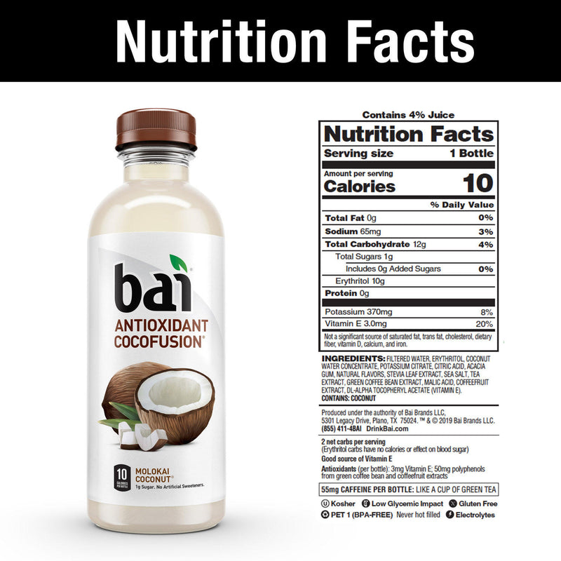 Bai Antioxidant Cocofusions Variety Pack (18 fl. oz., 15 pk.)