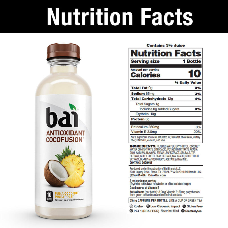 Bai Antioxidant Cocofusions Variety Pack (18 fl. oz., 15 pk.)