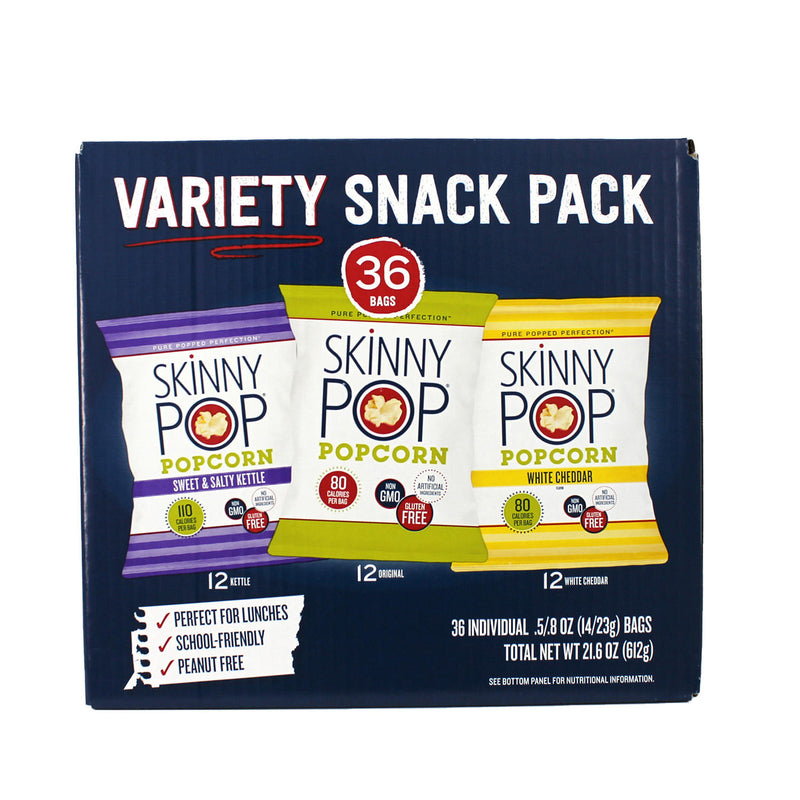 SkinnyPop Popcorn Variety Snack Pack (36 pk.)