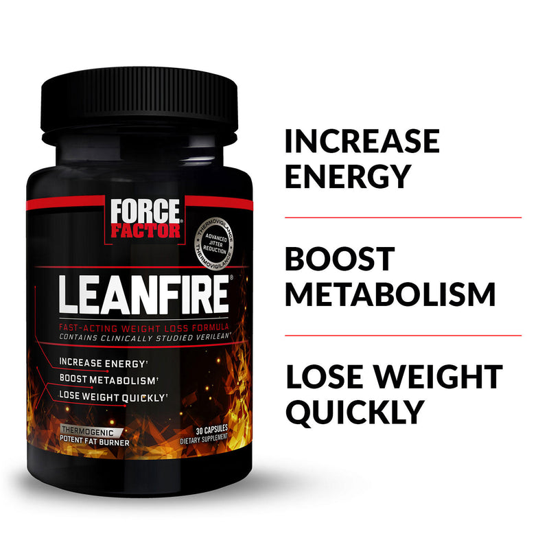 Force Factor LeanFire Thermogenic Fat Burner (30 ct., 2 pk.)