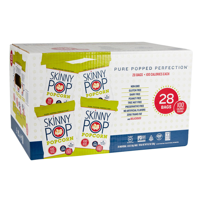 SkinnyPop Popcorn Snack Bags (0.65 oz., 28 pk.)