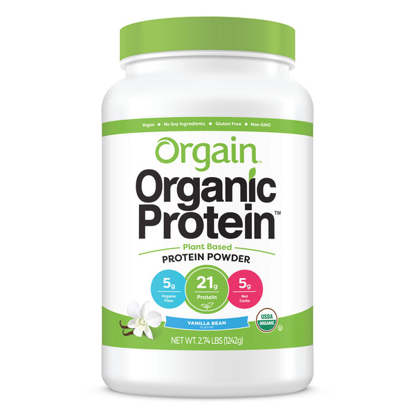 Orgain Organic Protein Plant Based Powder Vanilla Bean (2.74 lbs.)