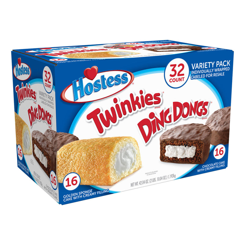 Hostess Twinkies And Ding Dongs Variety Pack (1.31oz / 32pk)