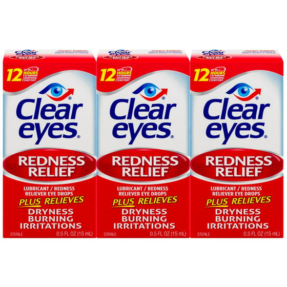 Clear Eyes Eye Drops (0.5 oz., 3 pk.)