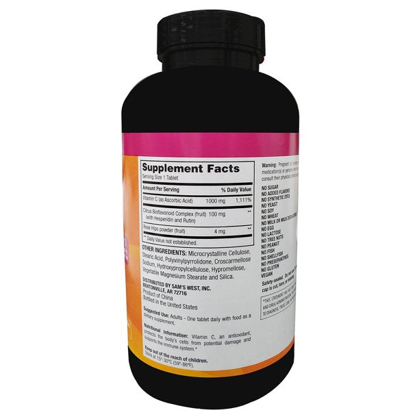 Member's Mark Vitamin C 1000 mg. with Rosehips and Citrus Bioflavonoids (500 ct.)