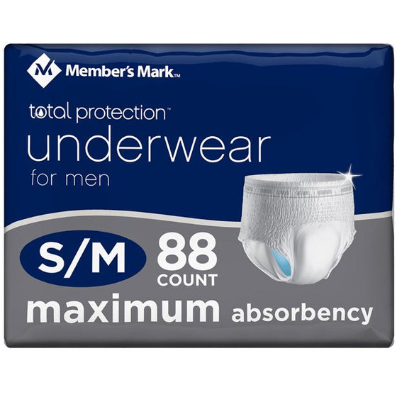 Member's Mark Total Protection Incontinence Underwear for Men