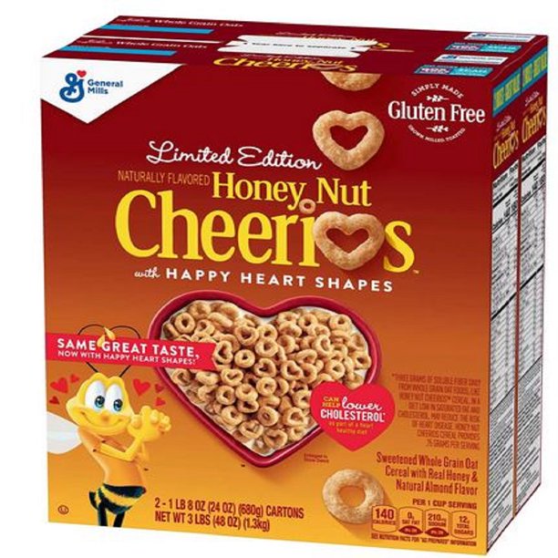 Honey Nut Cheerios Gluten-Free Cereal (2 pk.)