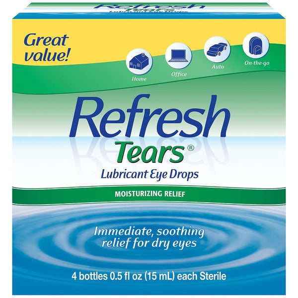 Refresh Tears Lubricant Eye Drops Multi-Pack (4 ct.)