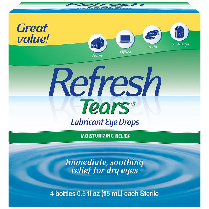 Refresh Tears Lubricant Eye Drops Multi-Pack (4 ct.)