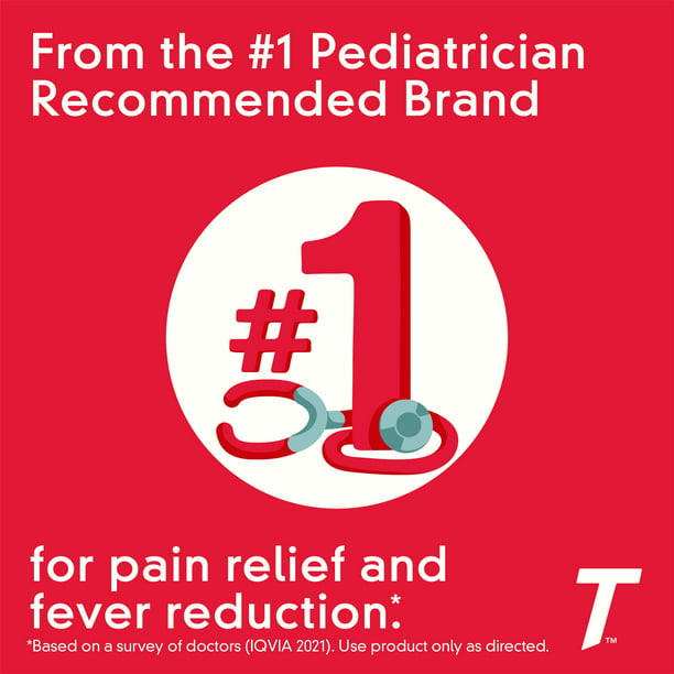 Children’s Tylenol Pain + Fever Relief Medicine, Cherry (4oz)