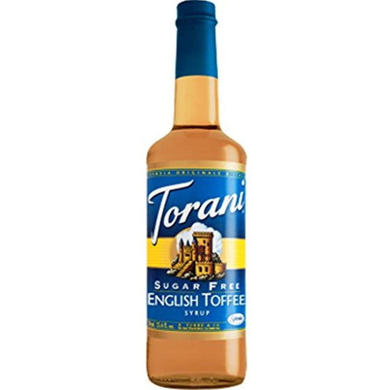 Torani Sugar-Free English Toffee Syrup (750 mL)